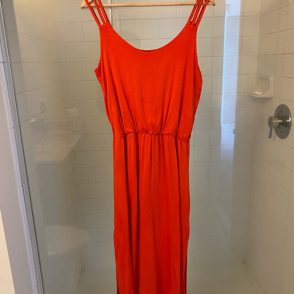 Orange cute dress 👗